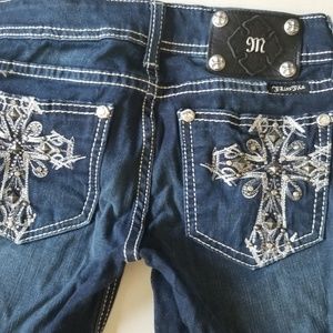 Miss Me  womens dark wash jeggings